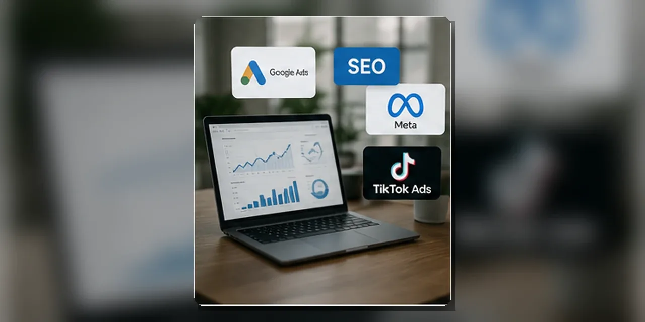 Traffic sources used to generate restoration inbound calls: SEO, Google, Facebook, TikTok